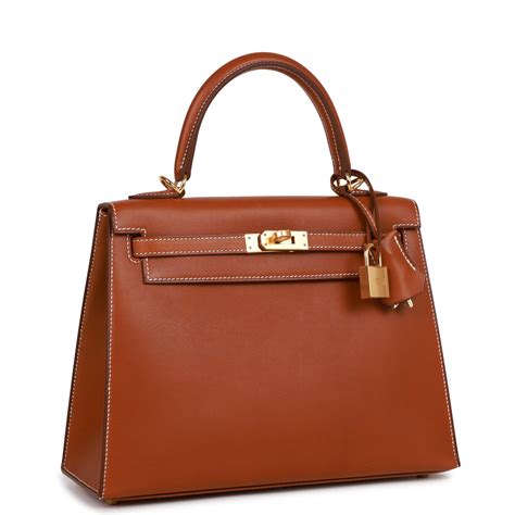 HERMES Barenia Kelly Sellier 25 Fauve 